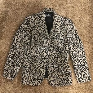 Leopard print Jacket Blazer size 42 - fits like 8-10
